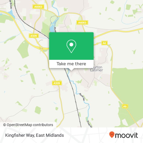 Kingfisher Way map