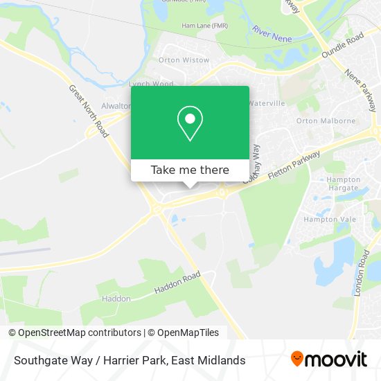 Southgate Way / Harrier Park map
