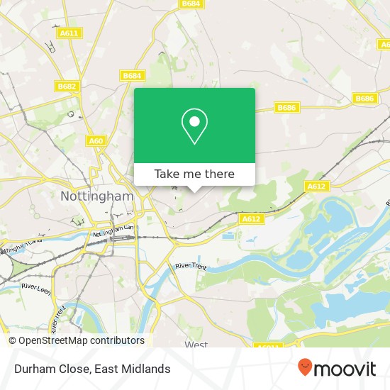 Durham Close map