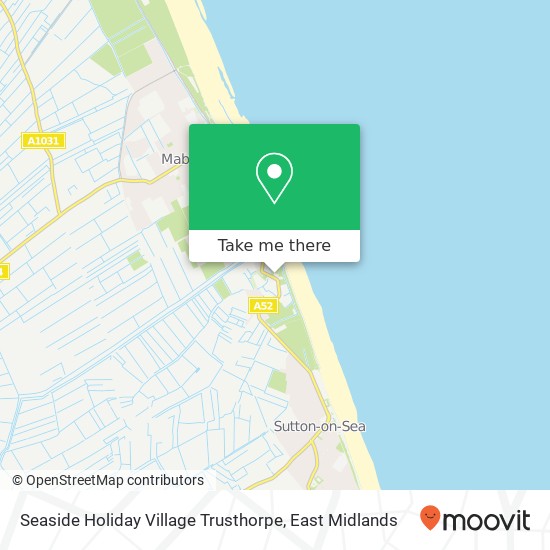 Seaside Holiday Village Trusthorpe map
