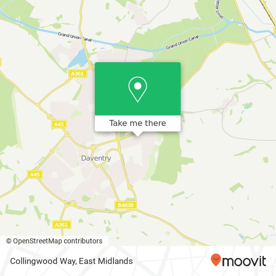 Collingwood Way map