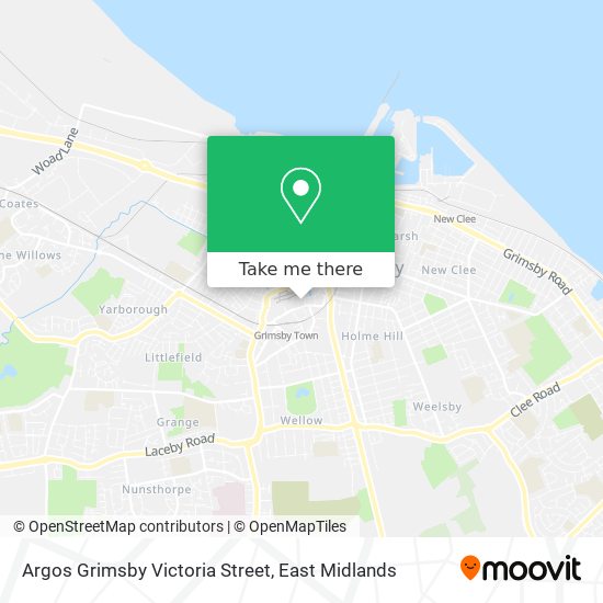Argos Grimsby Victoria Street map