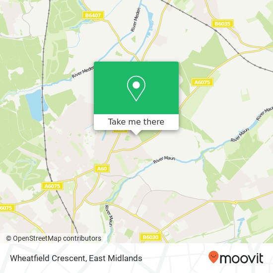 Wheatfield Crescent map
