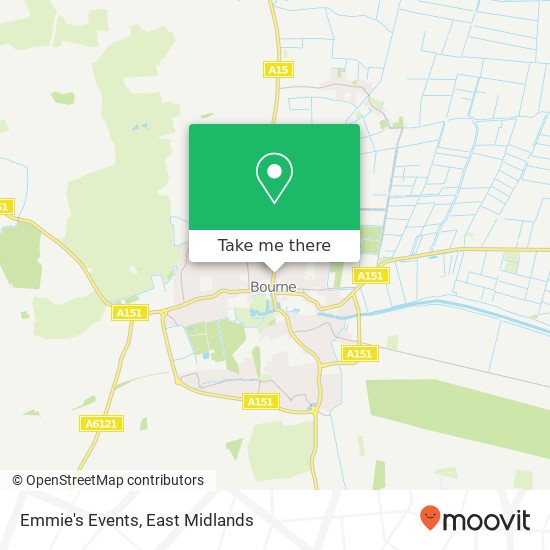 Emmie's Events map