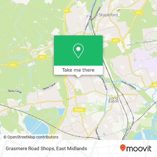 Grasmere Road Shops map