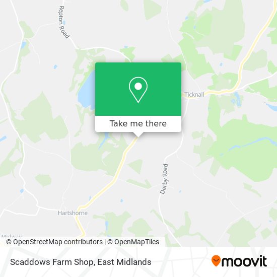 Scaddows Farm Shop map