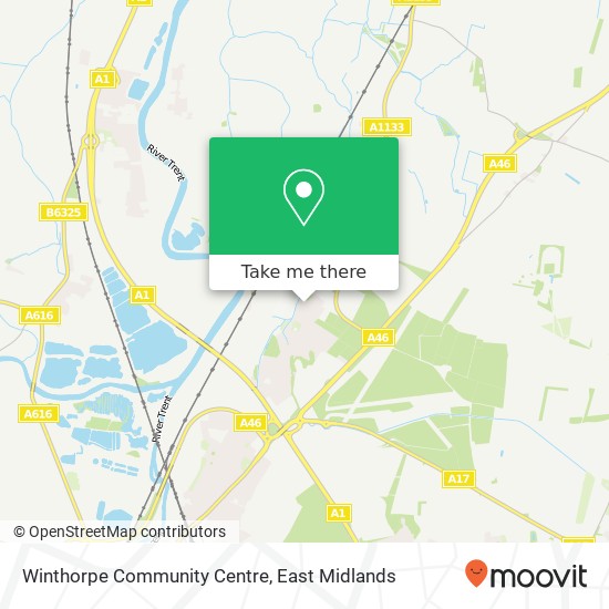 Winthorpe Community Centre map