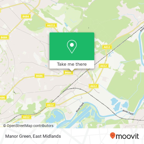 Manor Green map
