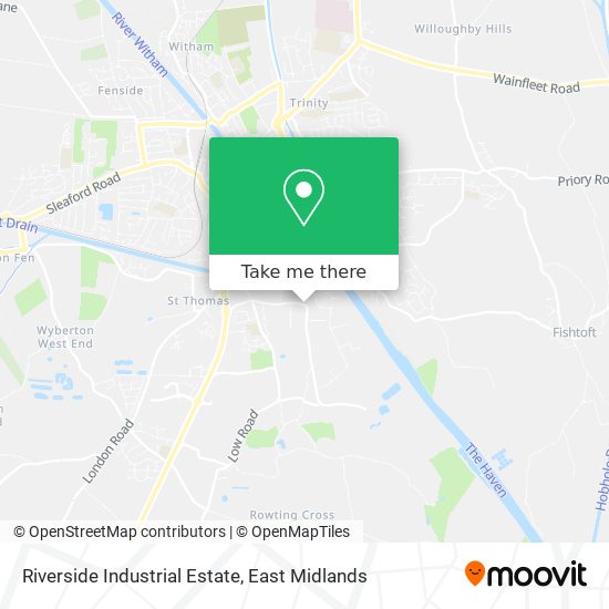 Riverside Industrial Estate map