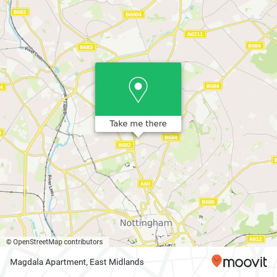 Magdala Apartment map