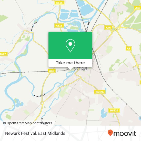 Newark Festival map