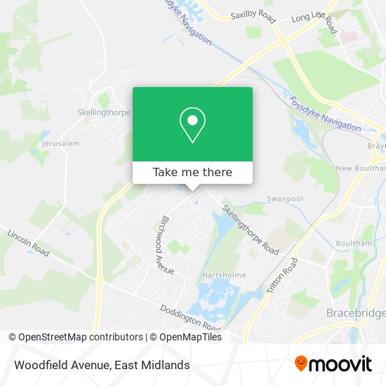 Woodfield Avenue map