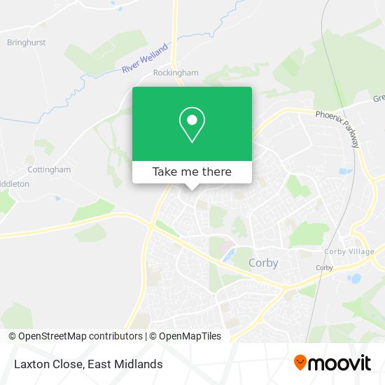 Laxton Close map