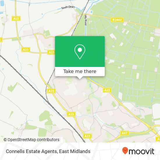 Connells Estate Agents map