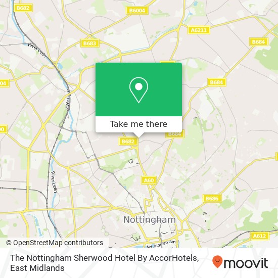 The Nottingham Sherwood Hotel By AccorHotels map
