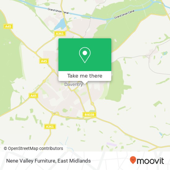 Nene Valley Furniture map