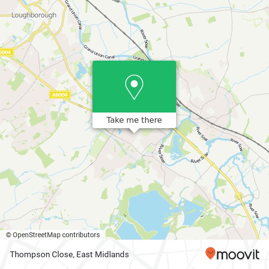 Thompson Close map