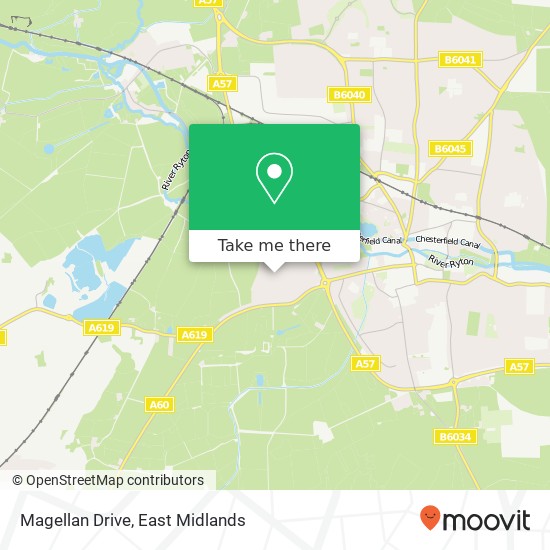 Magellan Drive map