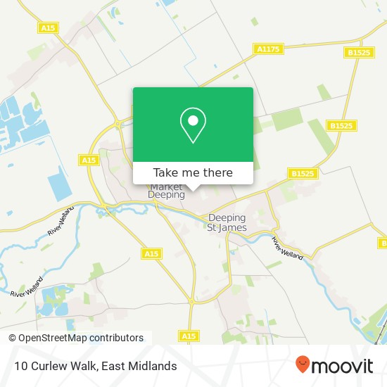 10 Curlew Walk map