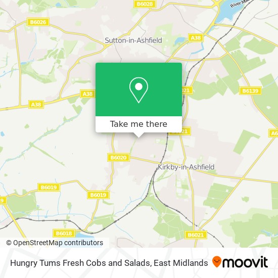 Hungry Tums Fresh Cobs and Salads map