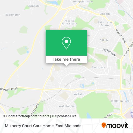 Mulberry Court Care Home map