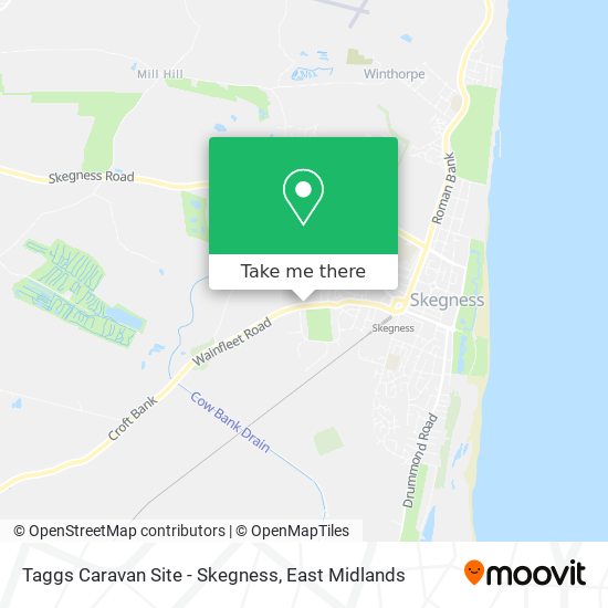 Taggs Caravan Site - Skegness map