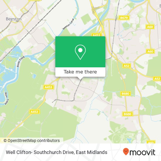 Well Clifton- Southchurch Drive map
