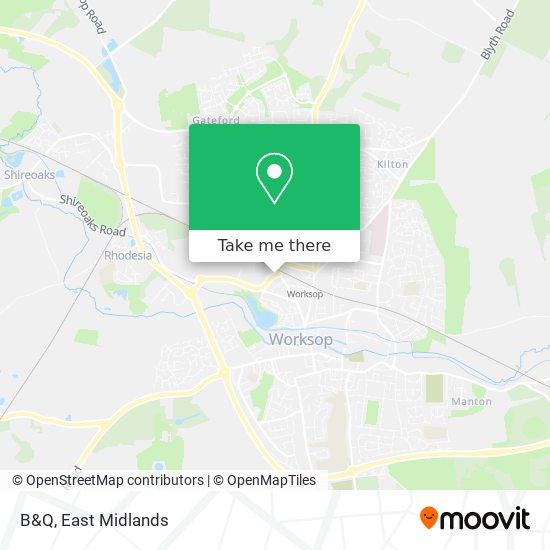 B&Q map