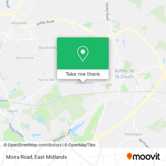 Moira Road map
