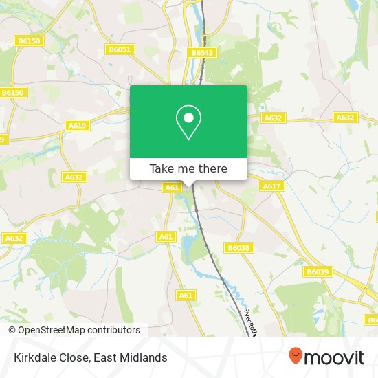 Kirkdale Close map