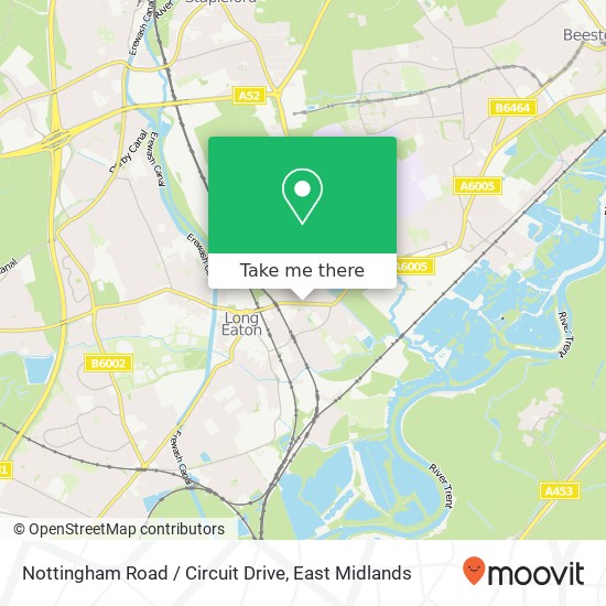 Nottingham Road / Circuit Drive map