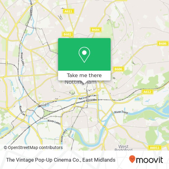 The Vintage Pop-Up Cinema Co. map