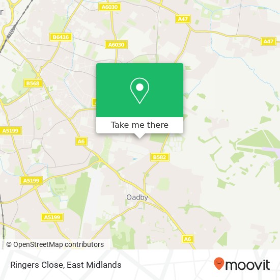Ringers Close map