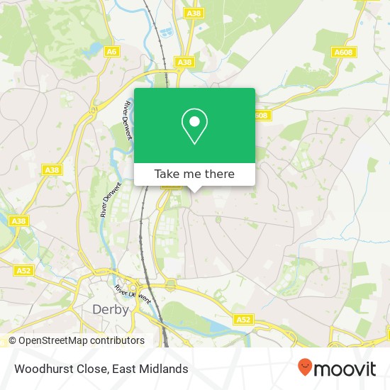 Woodhurst Close map