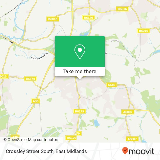 Crossley Street South map