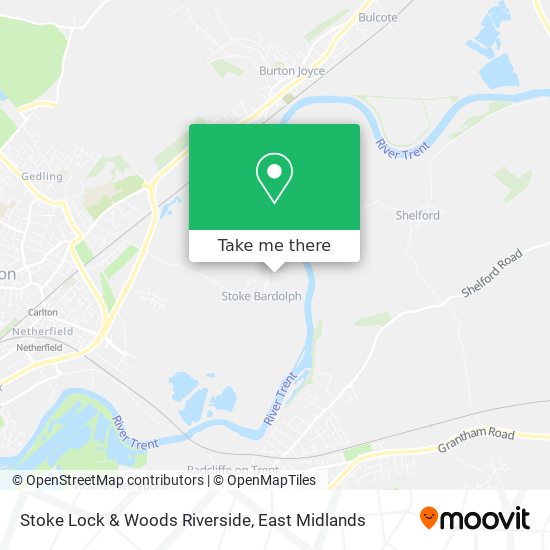 Stoke Lock & Woods Riverside map
