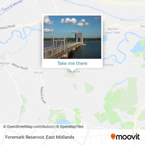 Foremark Reservoir map