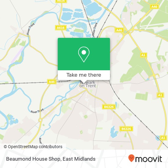 Beaumond House Shop map