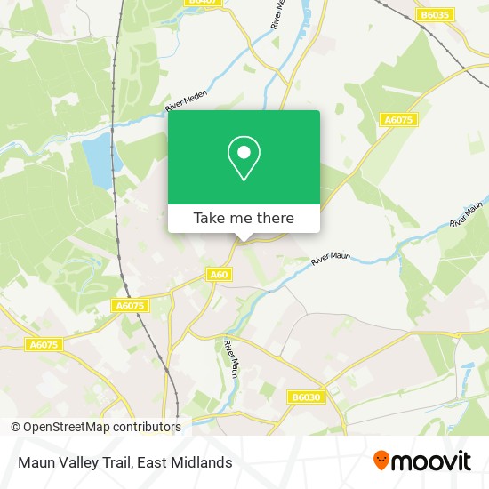 Maun Valley Trail map