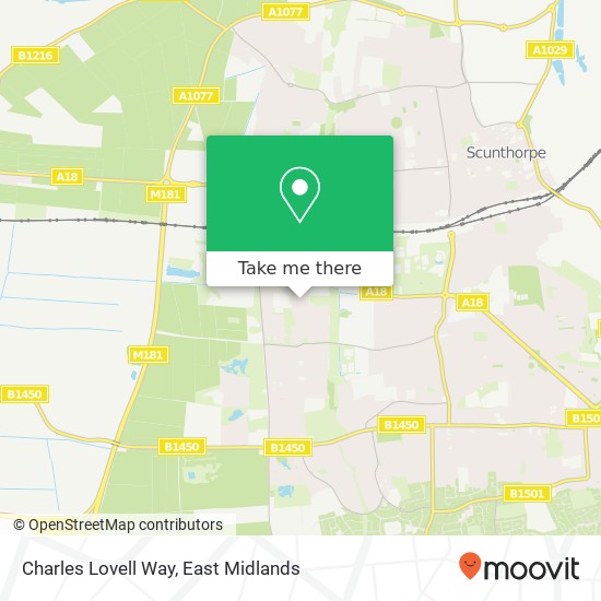 Charles Lovell Way map
