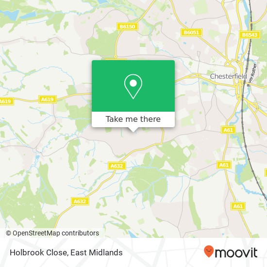 Holbrook Close map