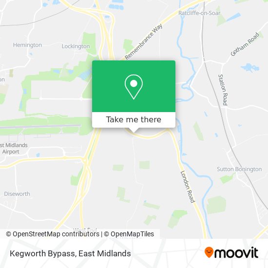 Kegworth Bypass map
