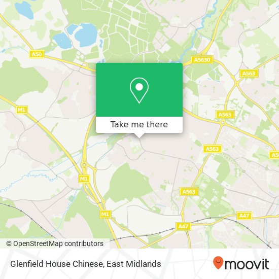 Glenfield House Chinese map