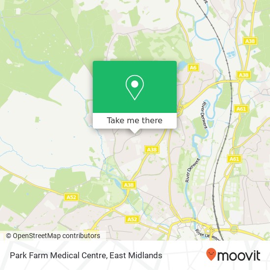 Park Farm Medical Centre map