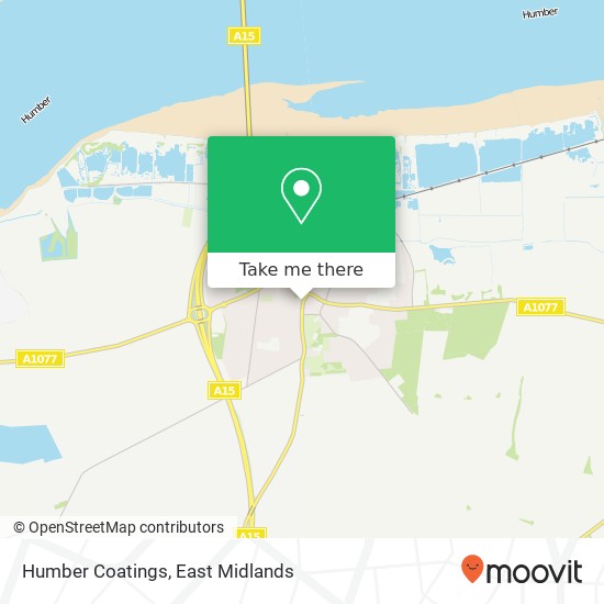 Humber Coatings map