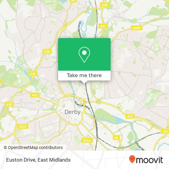 Euston Drive map