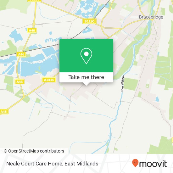 Neale Court Care Home map