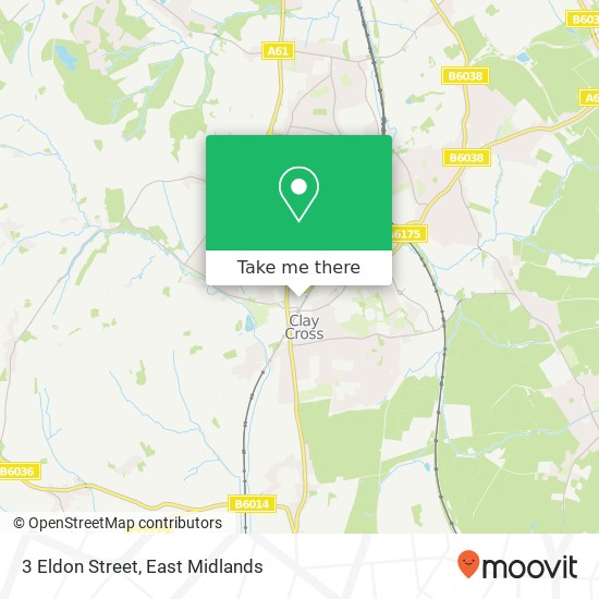 3 Eldon Street map