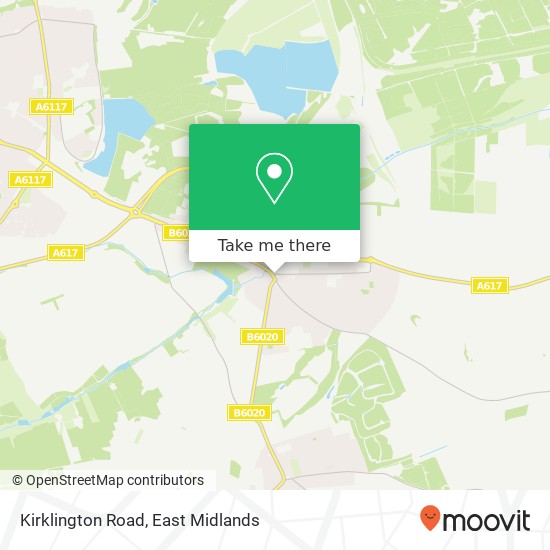 Kirklington Road map