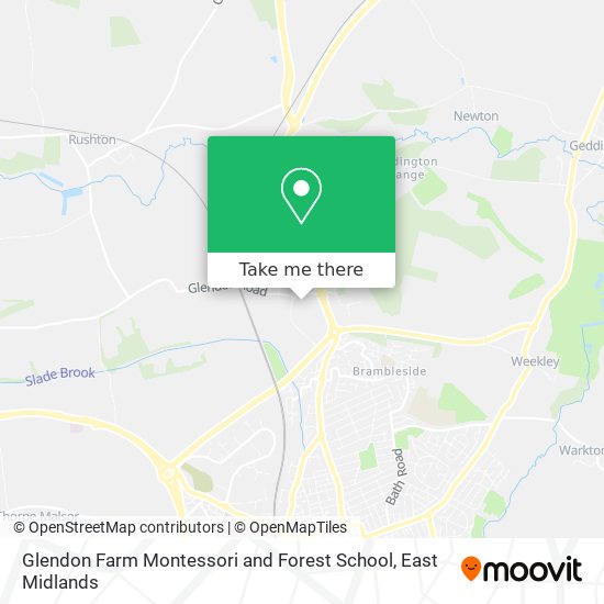 Glendon Farm Montessori and Forest School map